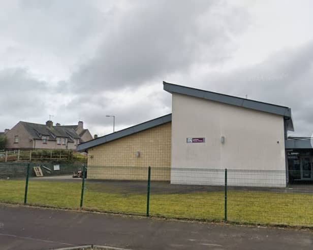 Lincluden Primary School in Dumfries, where the knife was discovered