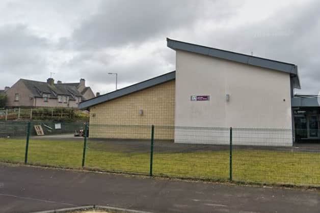 Lincluden Primary School in Dumfries, where the knife was discovered