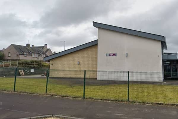 Lincluden Primary School in Dumfries, where the knife was discovered