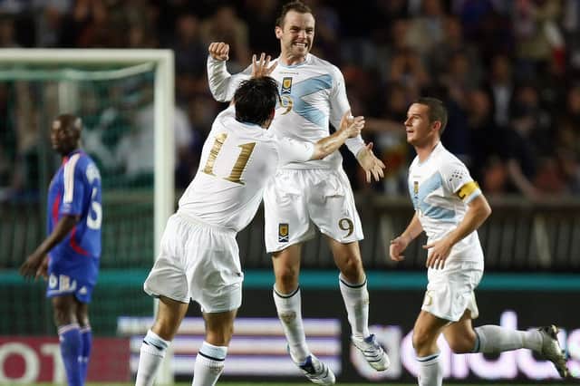 James McFadden celebrates after scoring against France at the Parc De Princes stadium in Paris in 2007 (Picture: Franck Fife)