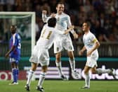 James McFadden celebrates after scoring against France at the Parc De Princes stadium in Paris in 2007 (Picture: Franck Fife)