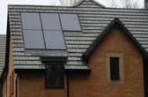Solar panels on the roof of a property