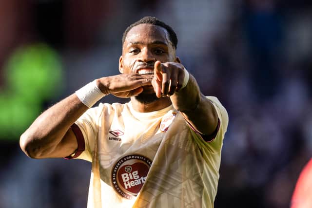 Elton Kabangu has been a shrewd January acquisition for Hearts, on loan from Belgian side Union Saint-Gilloise.