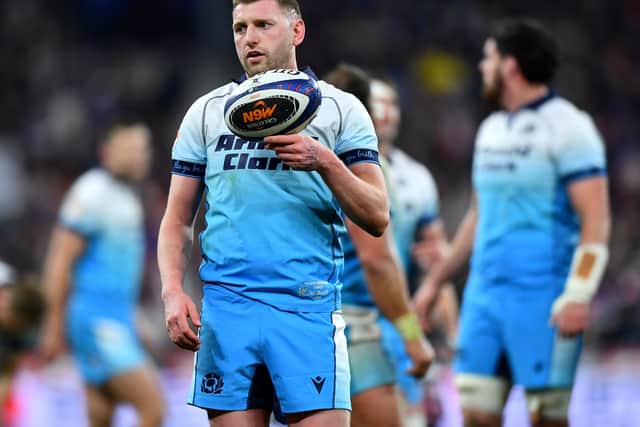 Finn Russell and Scotland tried to land a win.