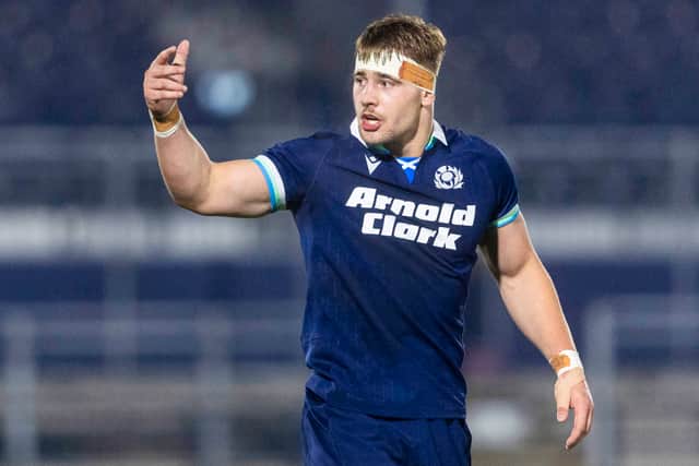 Freddy Douglas excelled for Scotland Under-20s against France.
