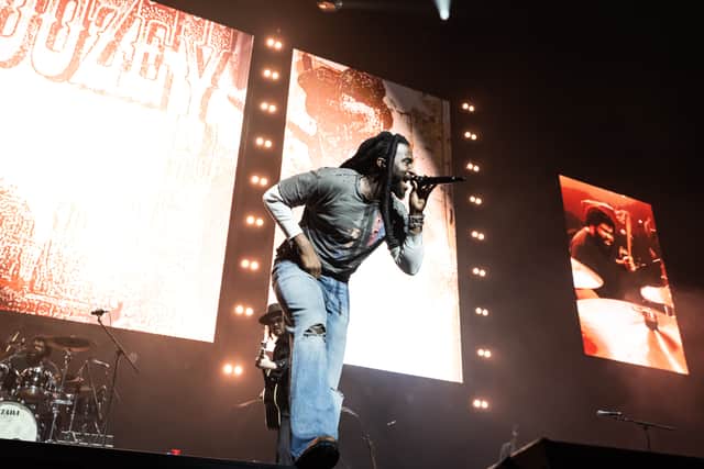Shaboozey performs at Country 2 Country at the Hydro in Glasgow on Saturday