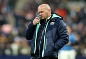 Scotland head coach Gregor Townsend looks on prior to the Guinness Six Nations 2025 match against France at Stade de France. (Photo by Warren Little/Getty Images)