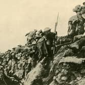 Canadian troops leave their trenches for an attack on the German positions during the First World War (Picture: The Print Collector/Heritage Images)