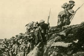 Canadian troops leave their trenches for an attack on the German positions during the First World War (Picture: The Print Collector/Heritage Images)
