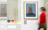 Installation view of Ian Hamilton Finlay at Modern Two, Edinburgh