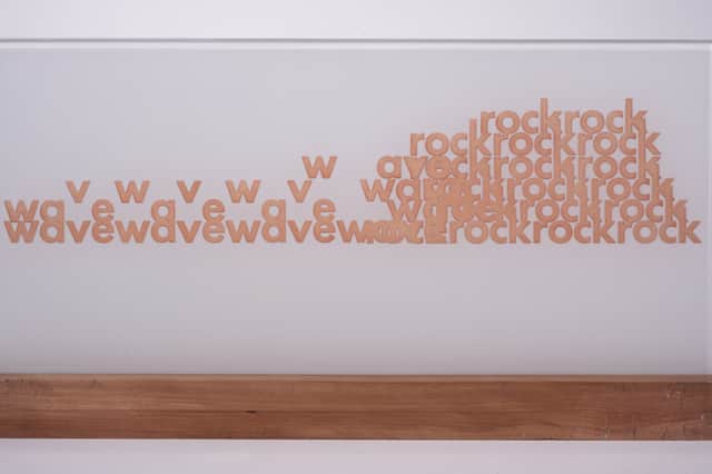 Wave Rock, by Ian Hamilton Finlay