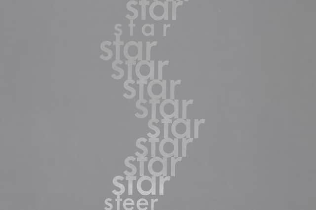 Detail from Star Steer, by Ian Hamilton Finlay