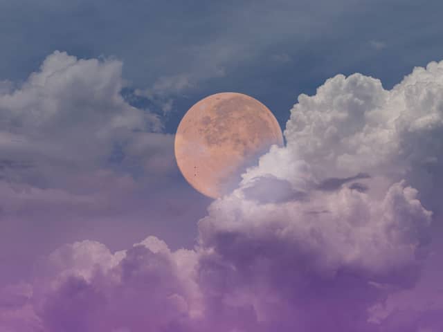 April's full moon is known at the Pink Moon.