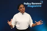 Kemi Badenoch should speak to the insurance industry about their rising costs as a result of increasingly extreme weather (Picture: Leon Neal)