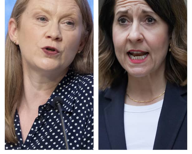 Shirley-Anne Somerville and Liz Kendall