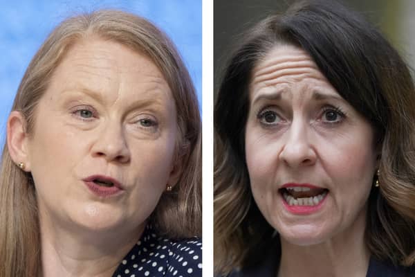 Shirley-Anne Somerville and Liz Kendall