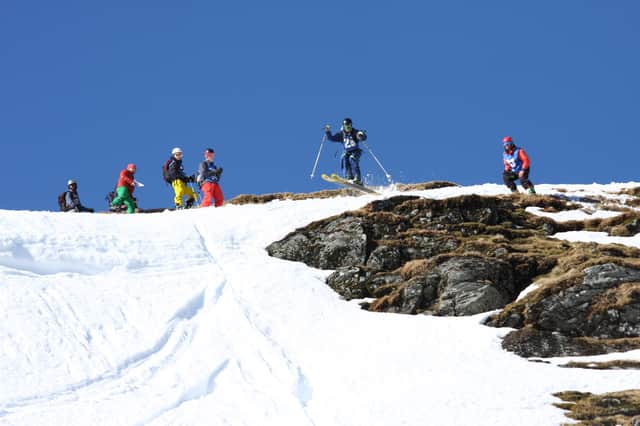 Competitors at the Lawers of Gravity in 2016