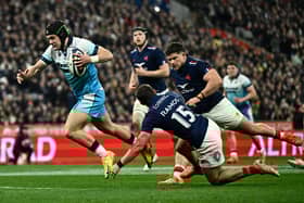 Darcy Graham gave Scotland hope with a first-half try in Paris but France overpowered the visitors in the second half.