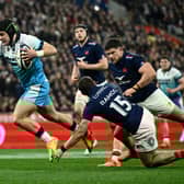 Darcy Graham gave Scotland hope with a first-half try in Paris but France overpowered the visitors in the second half.