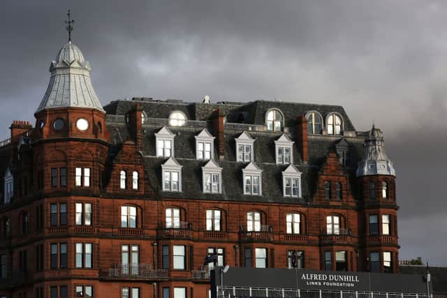 Flat sales at Hamilton Grand, which looks out over the 18th green of the Old Course at St Andrews, have smashed Scottish property records. Picture: Kate McShane/Getty