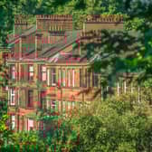 Glasgow Tenement Apartments On a Leafy Street