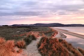 Coul Links, near Embo, in the Scottish Highlands, which has been earmarked for a golf course development that has promised to bring money to the area, but has caused concern for conservationists 