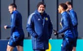 Steve Clarke during a Scotland training session in Glasgow on Wednesday ahead of the squad flying out to Greece. (Photo by Alan Harvey / SNS Group)