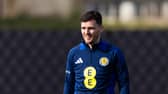 Andy Robertson during a Scotland training session at The City Stadium, on March 19, 2025, in Glasgow, Scotland. (Photo by Craig Foy / SNS Group)