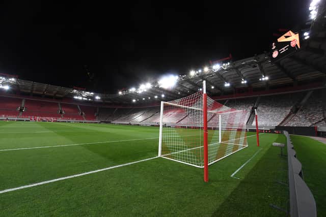 Greece host Scotland at the Karaiskakis Stadium in the Nations League play-off first leg on Thursday. (Photo by Stuart MacFarlane/Arsenal FC via Getty Images)