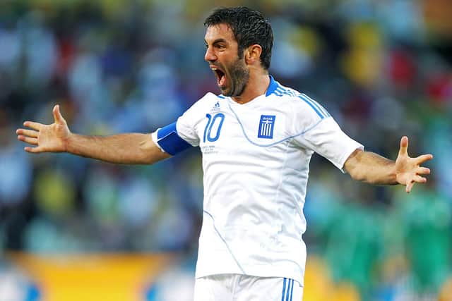 Former Greece international Giorgias Karagounis has warned the Greek squad they must be prepared to fight against Scotland. Cr: Getty Images.