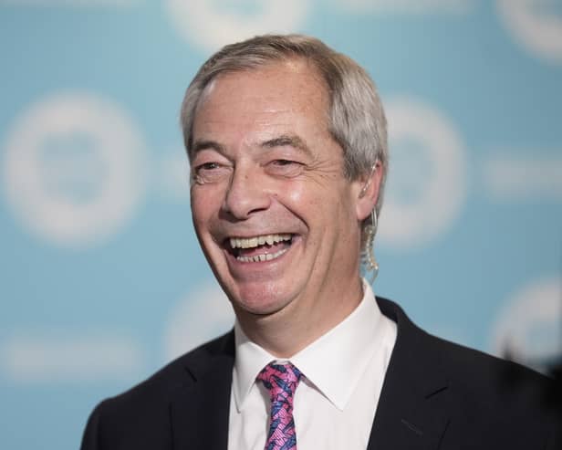 Reform UK leader Nigel Farage