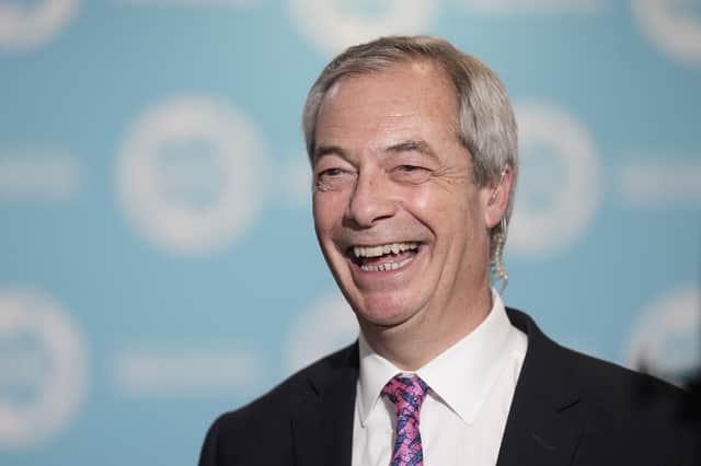 Reform UK leader Nigel Farage