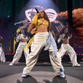 Megan Thee Stallion was indicated in the study to have used derogatory terms as a means of empowerment, but critics argue it reinforces misogyny in music.