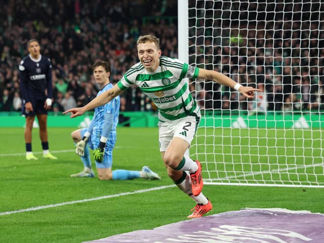 Alistair Johnston has been a top performer for Celtic this season.