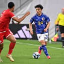 Celtic's Reo Hatate was named amongst the substitutes for Japan's win over Bahrain. Cr: Getty Images.