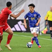 Celtic's Reo Hatate was named amongst the substitutes for Japan's win over Bahrain. Cr: Getty Images.