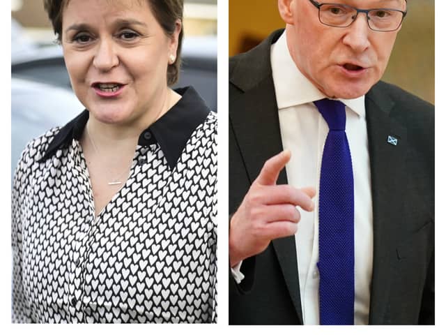 Nicola Sturgeon and John Swinney have spoken about the former first minister being cleared in the SNP finances probe