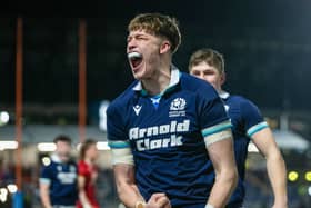 Scotland Under 20 full-back Jack Brown is set to be handed his Edinburgh Rugby debut in Italy this weekend. (Photo by Ewan Bootman / SNS Group)