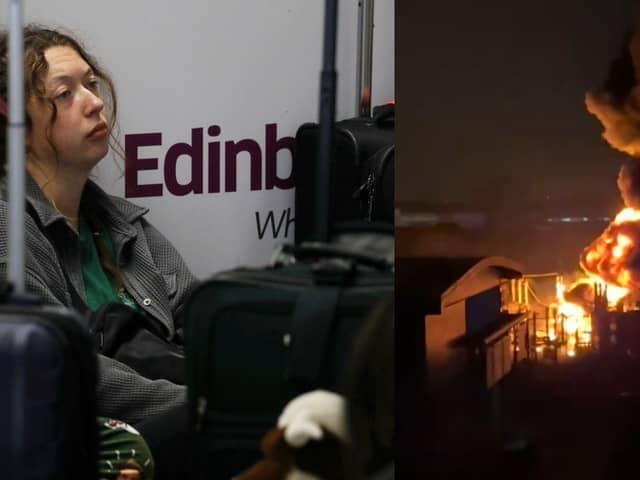 Edinburgh Airport travellers stranded after Heathrow Airport shutdown.