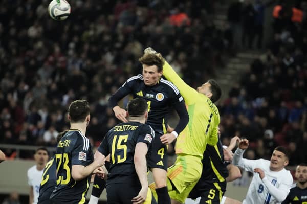 Scotland were fortunate to come away with a win against Greece (Picture: Menelaos Myrillas)