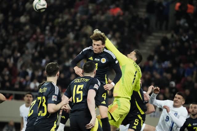 Scotland were fortunate to come away with a win against Greece (Picture: Menelaos Myrillas)