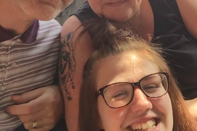 David and Patricia with daughter Caitlin