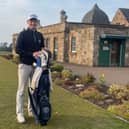 James Morgan, who has turned professional, pictured at Longniddry, his home club