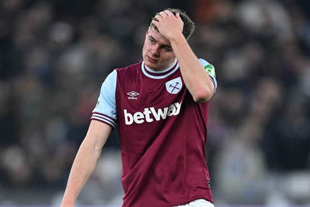 Evan Ferguson has made just one start since joining West Ham on loan from Brighton.
