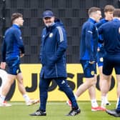Steve Clarke during a Scotland training session at The City Stadium on Saturday. (Photo by Alan Harvey / SNS Group)