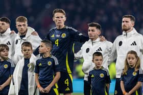 Steve Clarke has named his Scotland team for the Nations League playoff clash against Greece at Hampden Park tonight. Cr: SNS Group.