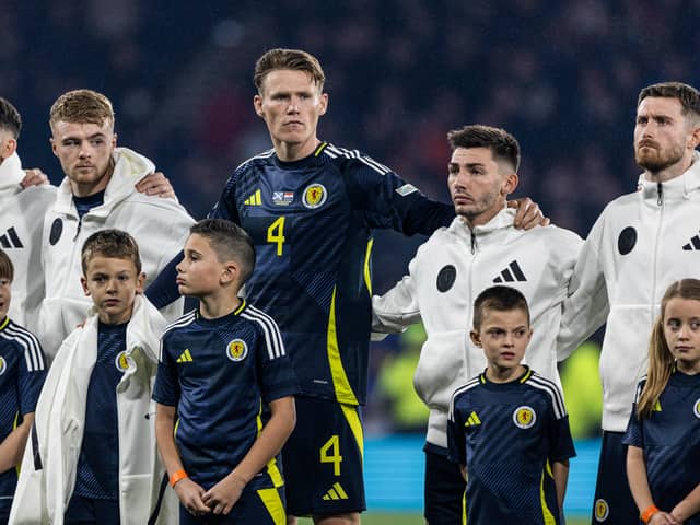 Steve Clarke has named his Scotland team for the Nations League playoff clash against Greece at Hampden Park tonight. Cr: SNS Group.