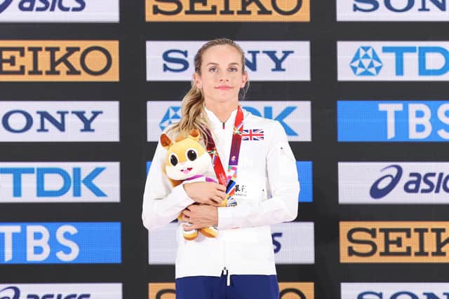 Bronze medalist Georgia Hunter Bell.