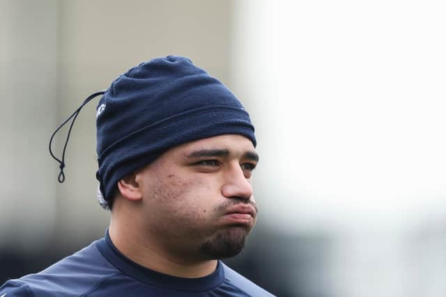 Mosese Tuipulotu was sent off in the latter stages of the match in Treviso.
