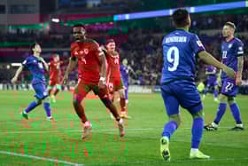 Rabbi Matondo scored his first international goal for Wales on Saturday. Cr: Getty Images.